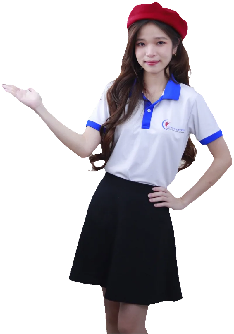 Thành viên CAP Education vẫy chào, chào đón bạn bắt đầu hành trình du học Pháp