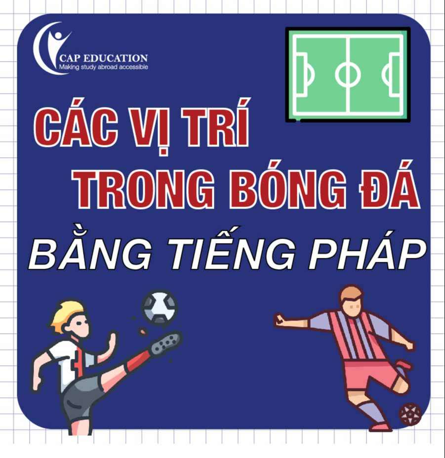 Hình ảnh minh họa Các Vị Trí Trong Bóng Đá Bằng Tiếng Pháp