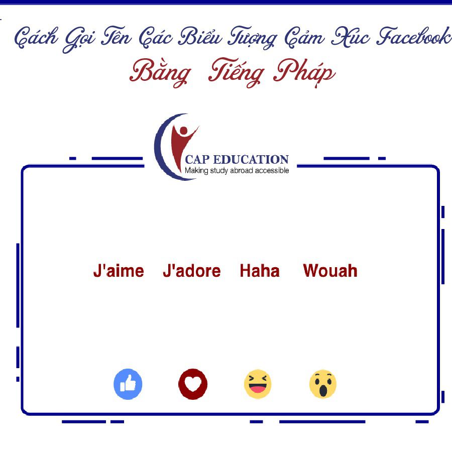 Hình ảnh minh họa Cách Gọi Tên Các Biểu Tượng Cảm Xúc Facebook Bằng Tiếng Pháp
