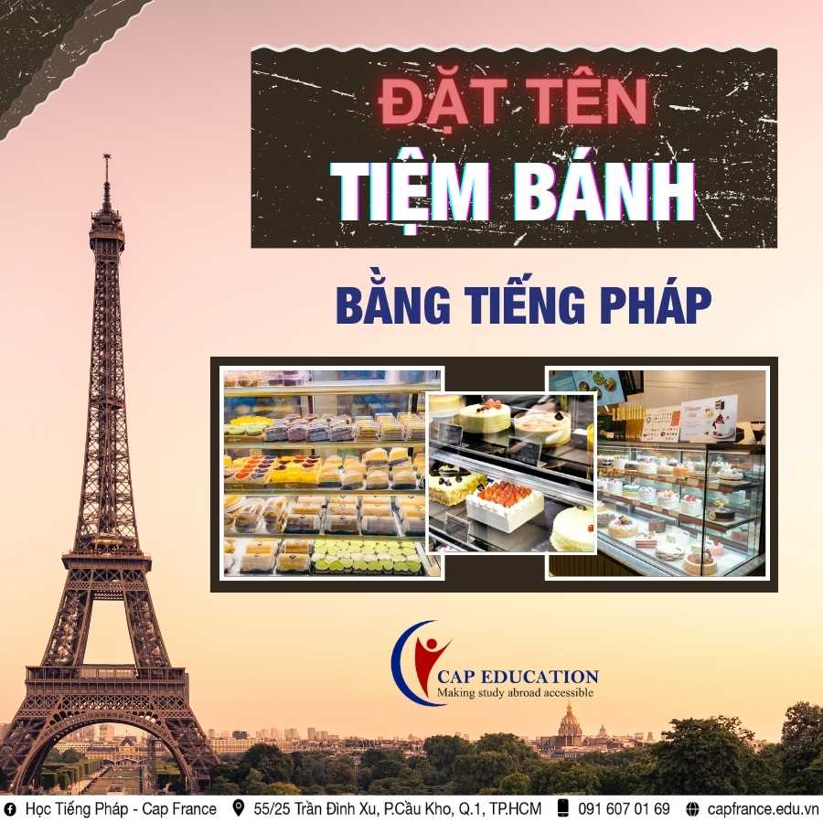 Hình ảnh minh họa Đặt Tên Tiệm Bánh Bằng Tiếng Pháp