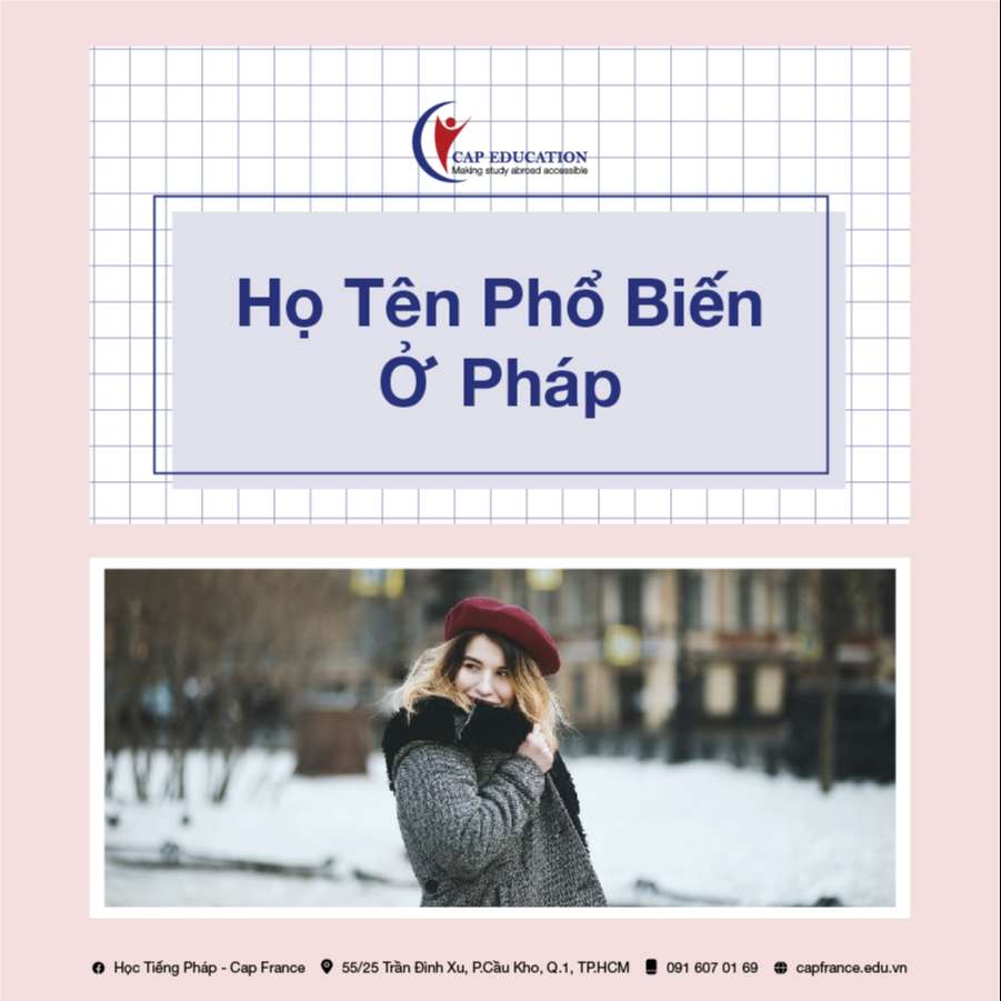 Hình ảnh minh họa Họ Tên Phổ Biến Ở Pháp