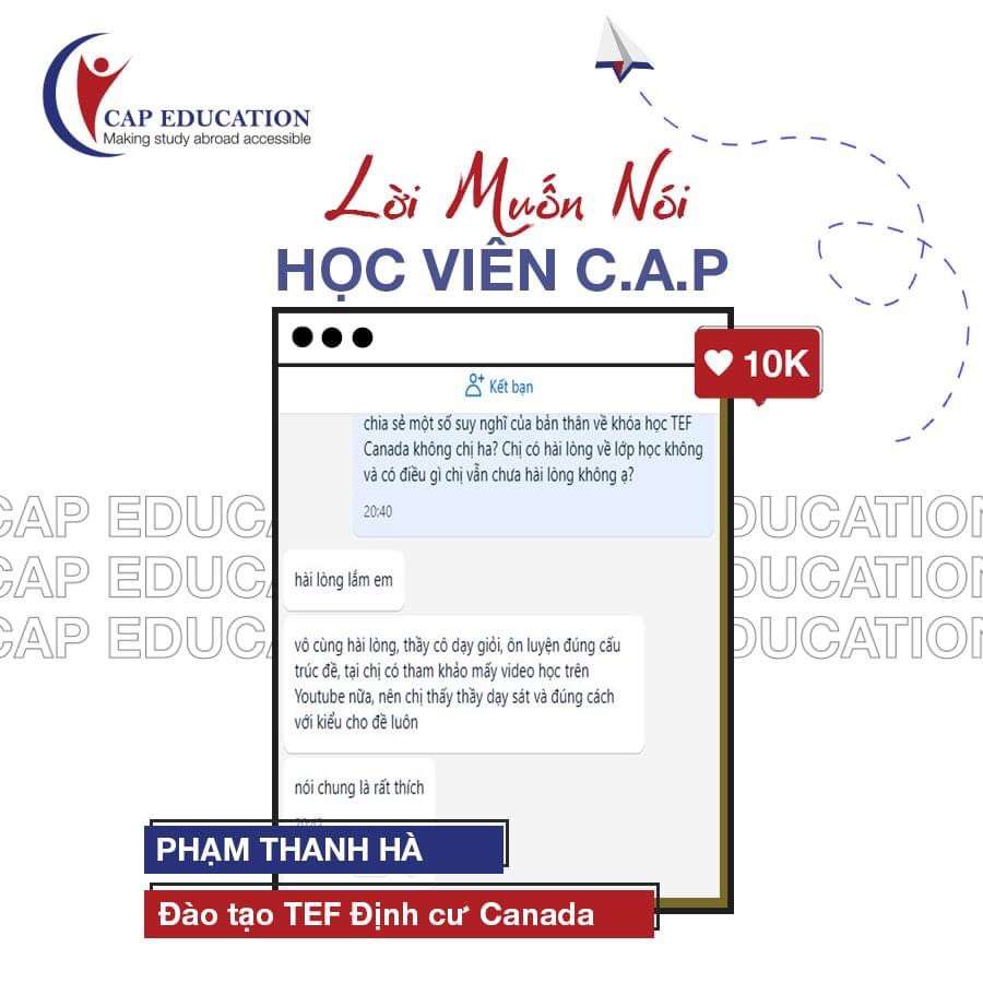 Chia Sẻ Học Viên CAP Về Khóa Học