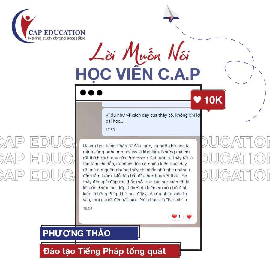 Chia Sẻ Học Viên CAP Về Khóa Học