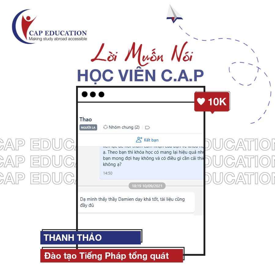 Chia Sẻ Học Viên CAP Về Khóa Học