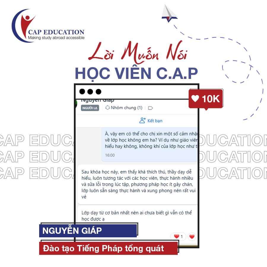 Chia Sẻ Học Viên CAP Về Khóa Học