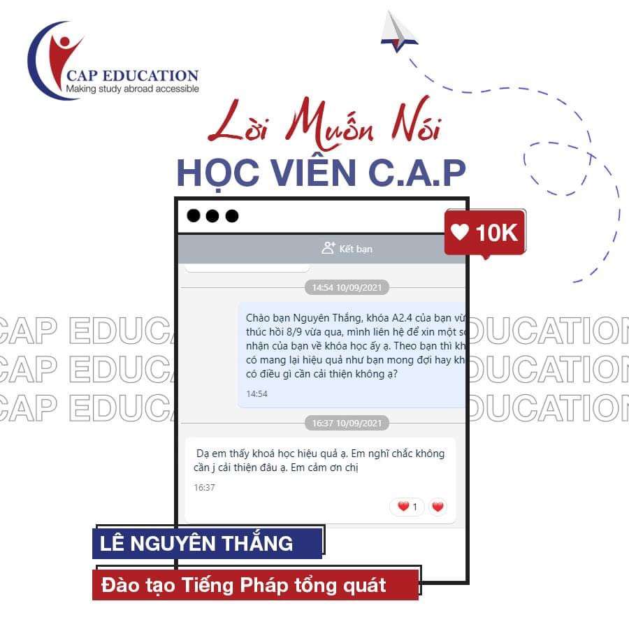 Chia Sẻ Học Viên CAP Về Khóa Học