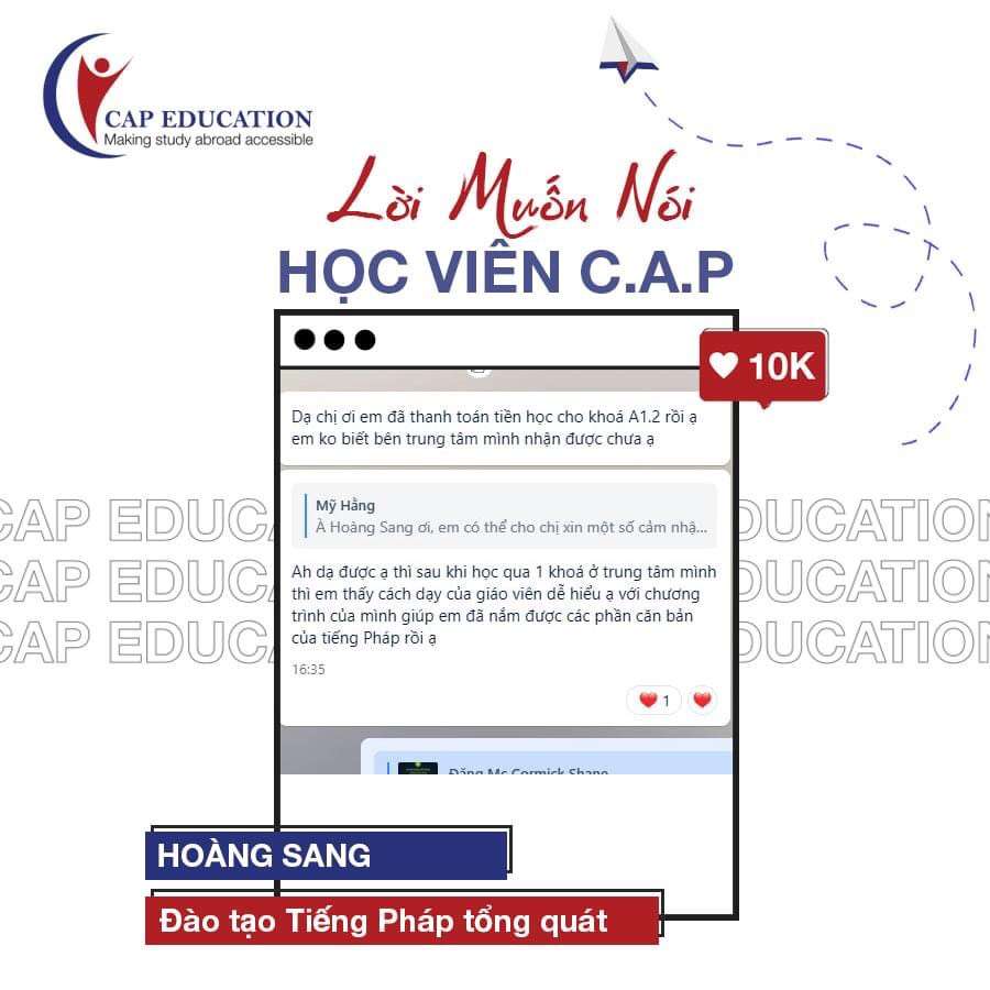 Chia Sẻ Học Viên CAP Về Khóa Học