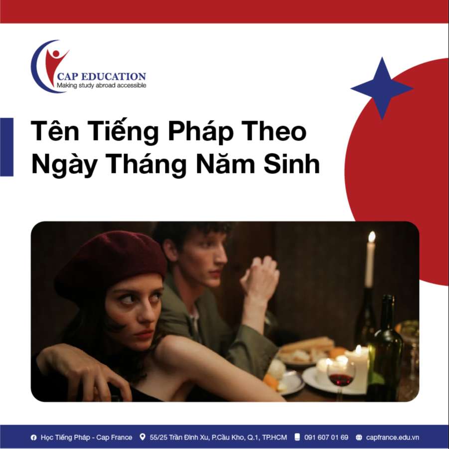 Hình ảnh minh họa Tên Tiếng Pháp Theo Ngày Tháng Năm Sinh