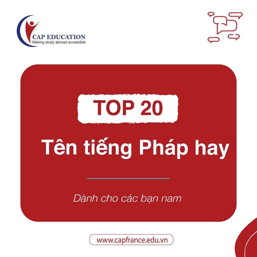 Hình ảnh minh họa Tên Tiếng Pháp Hay Cho Nam