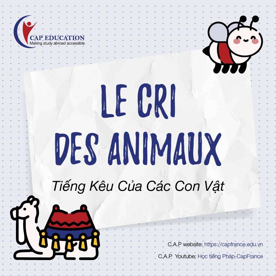 Hình ảnh minh họa Tiếng Kêu Của Các Con Vật Trong Tiếng Pháp