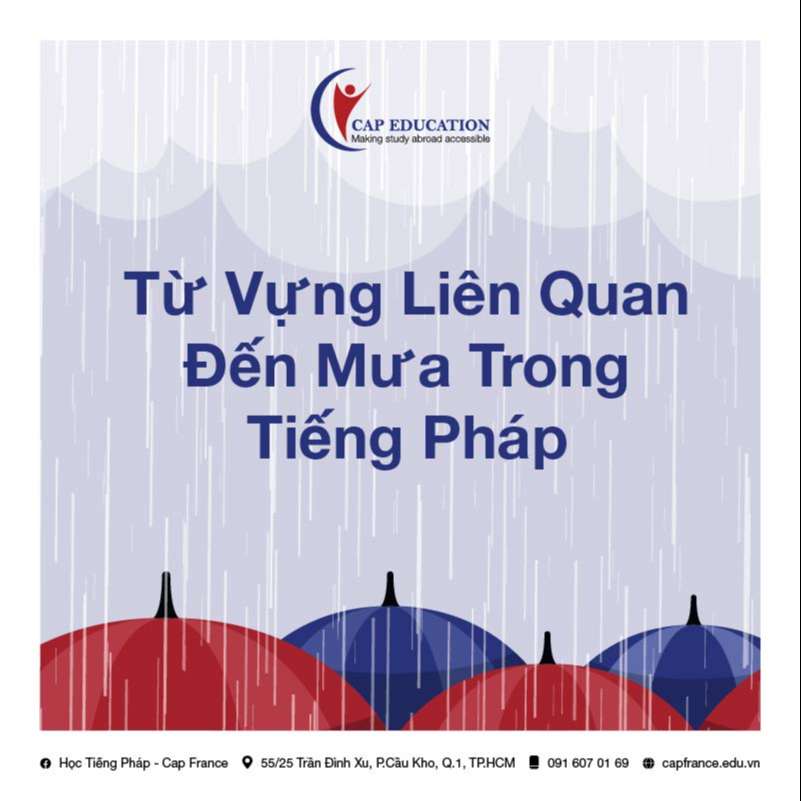 Hình ảnh minh họa Miêu Tả Cơn Mưa Bằng Tiếng Pháp