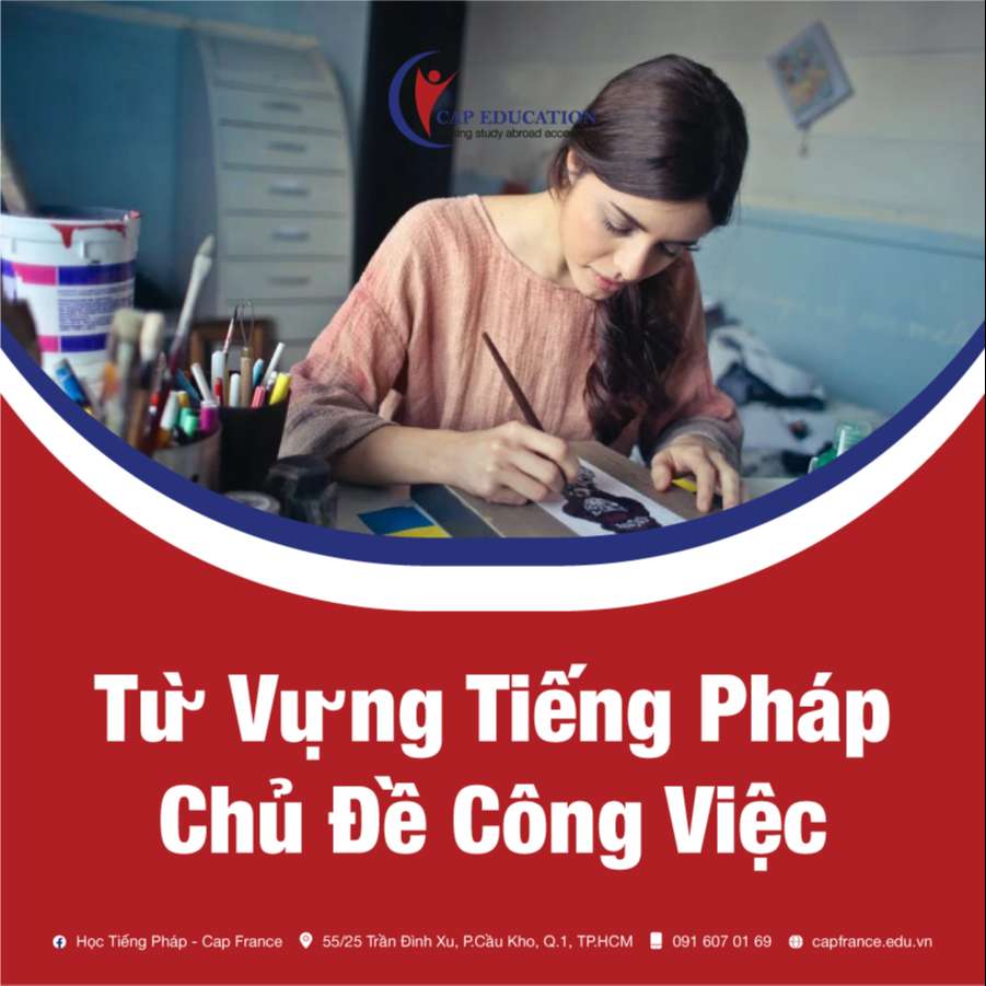 Hình ảnh minh họa Từ Vựng Tiếng Pháp Chủ Đề Công Việc