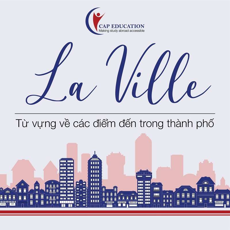 Hình ảnh minh họa Từ Vựng Tiếng Pháp Về Các Địa Điểm Trong Thành Phố