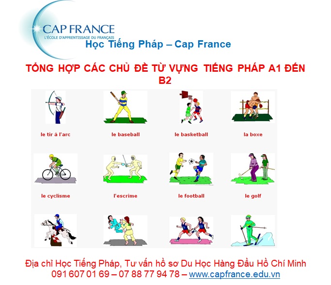 Hình ảnh minh họa Tổng Hợp Các Chủ Đề Từ Vựng Trong Tiếng Pháp Từ A1 Đến B2