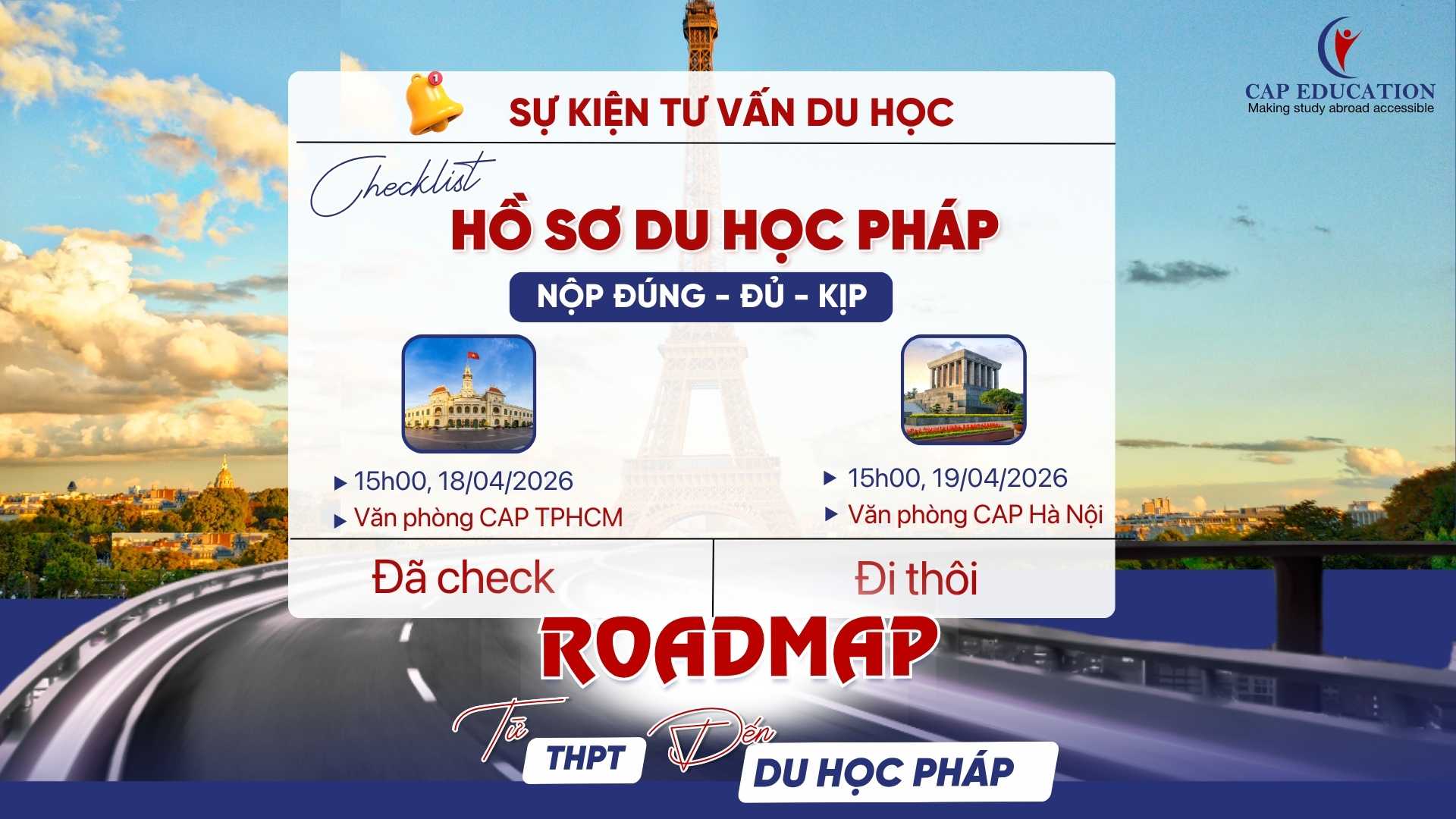 Hình ảnh Checklist Hồ Sơ Du học Pháp 2027 Nộp Đúng Đủ Kịp