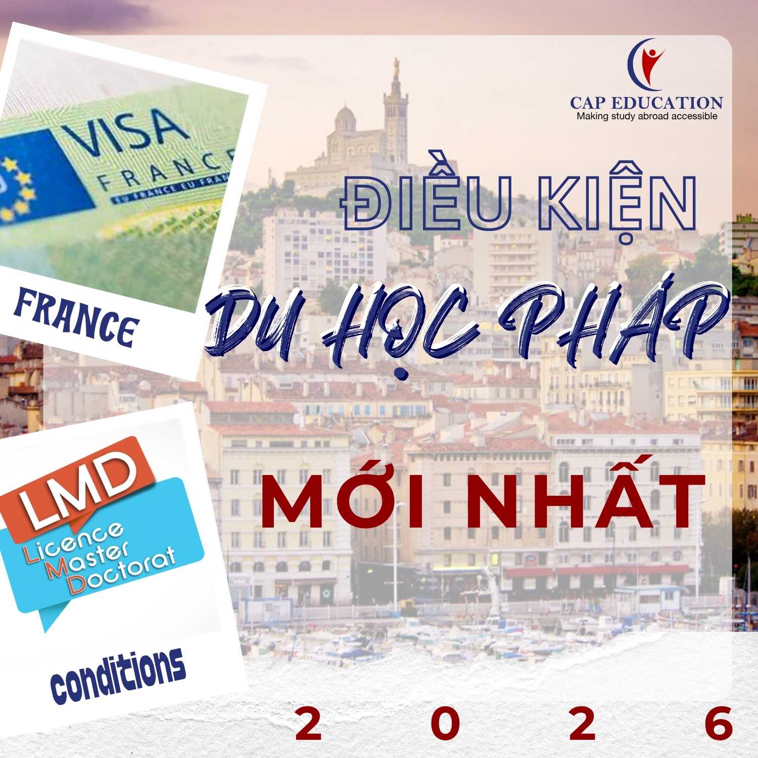 Hình ảnh Điều Kiện Du Học Pháp Mới Nhất 2026