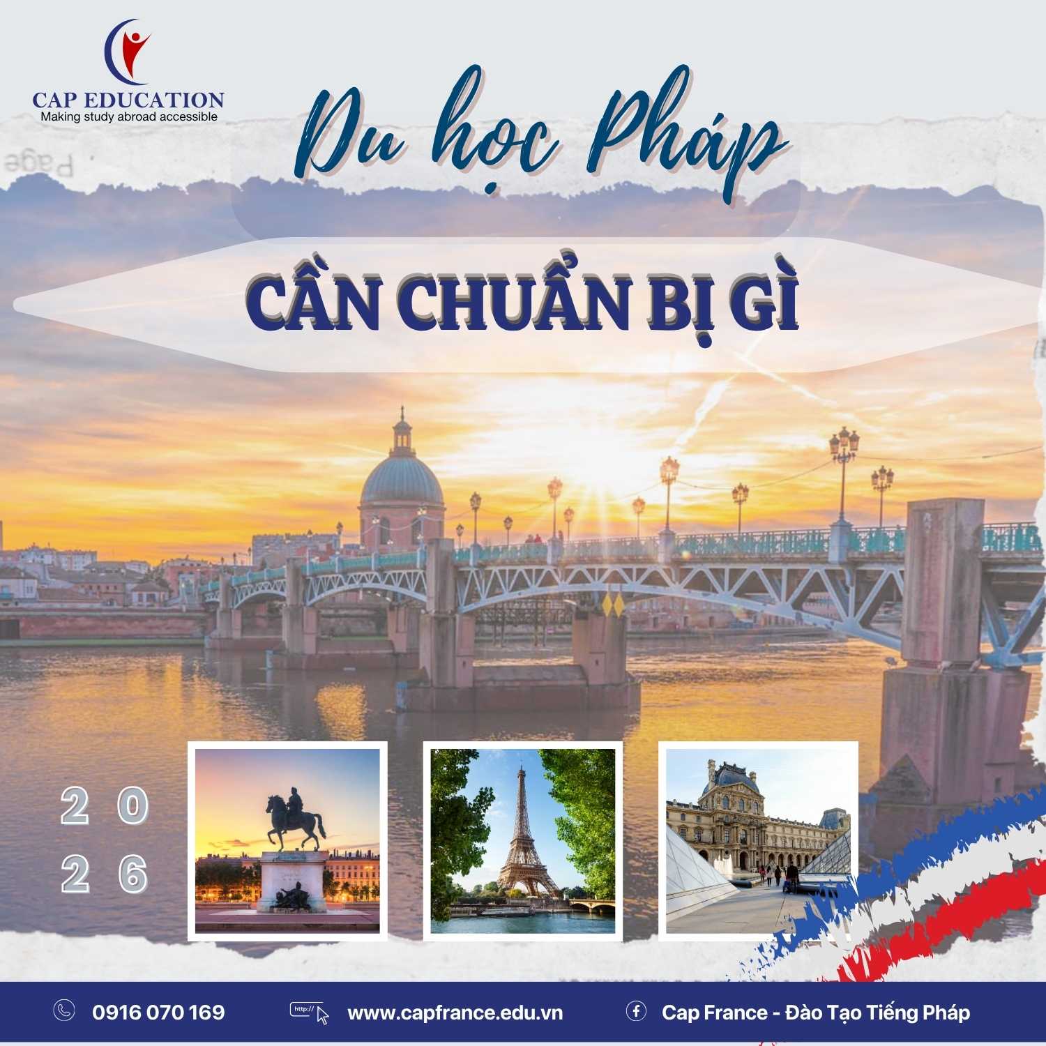 Hình ảnh Du Học Pháp 2026 Cần Chuẩn Bị Gì