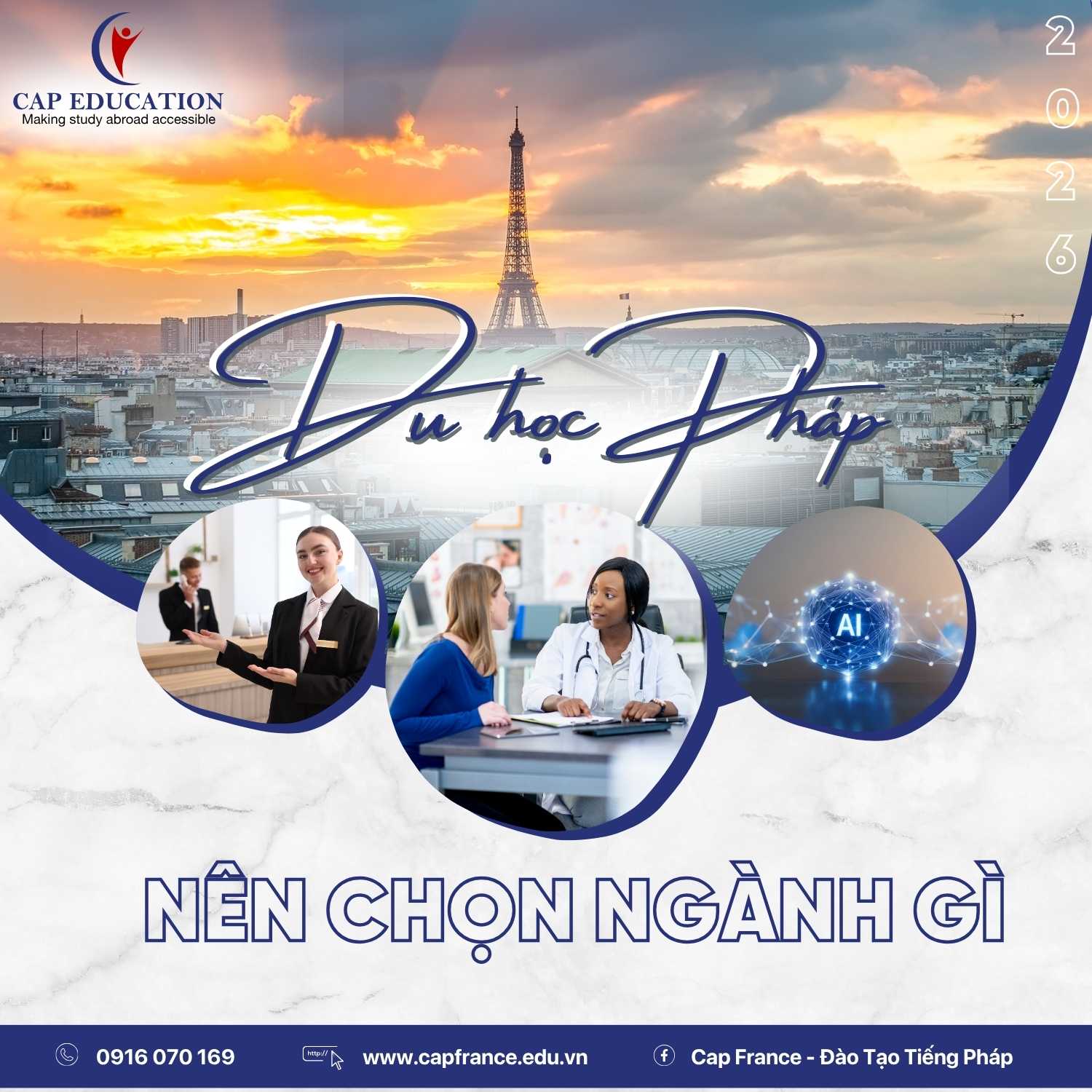Hình ảnh minh họa Du Học Pháp 2026 Nên Chọn Ngành Gì