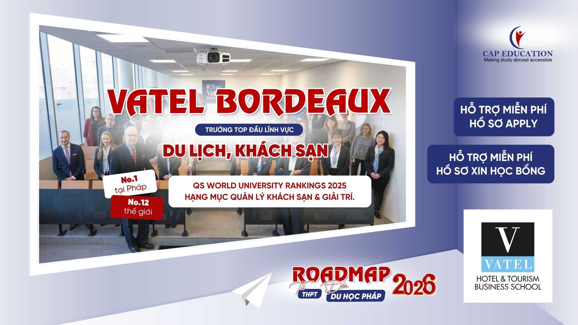 Hình ảnh Du Học Pháp Lĩnh Vực Nhà Hàng Khách Sạn Chọn Vatel Bordeaux