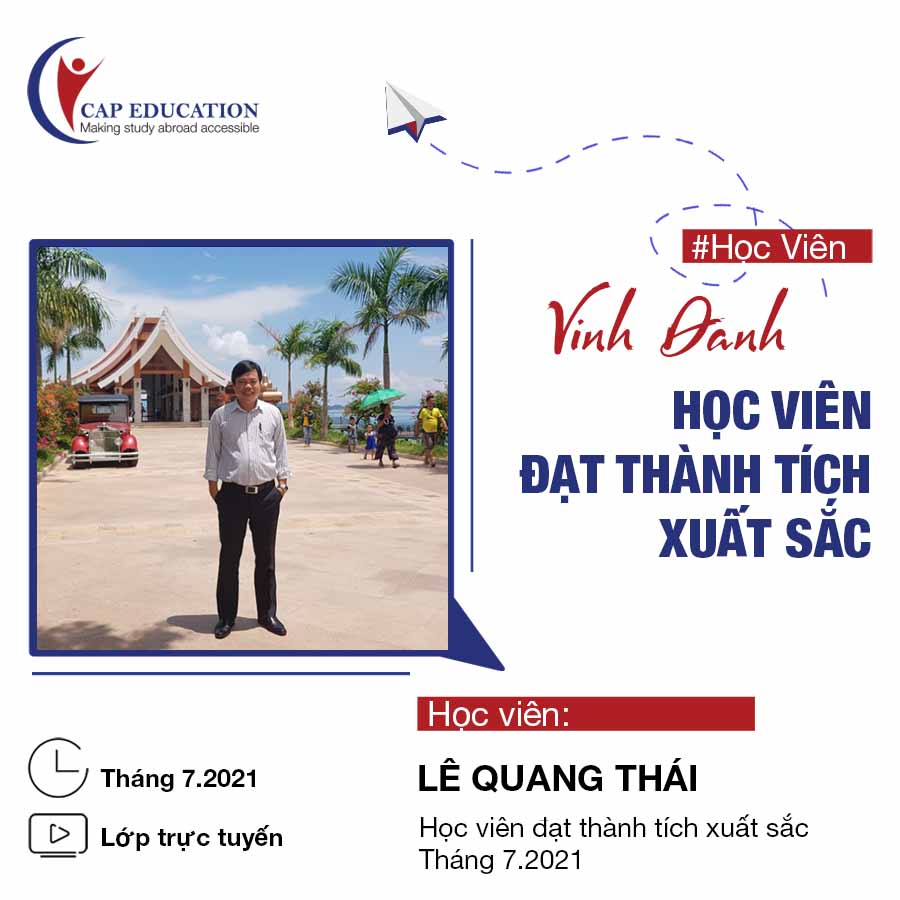 Vinh Danh Học Viên CAP Tháng 7-2021