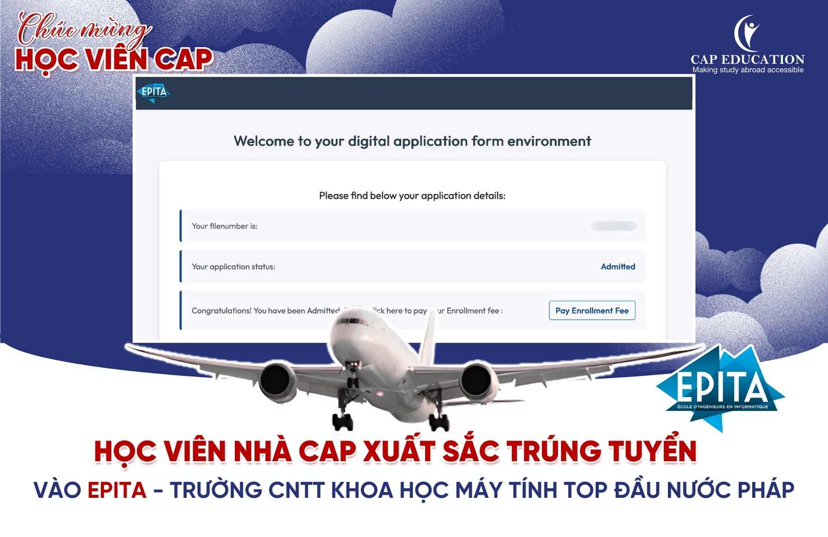 Hình ảnh minh họa Học Viên Nhà CAP Xuất Sắc Trúng Tuyển Vào EPITA Trường CNTT Khoa Học Máy Tính Top Đầu Nước Pháp