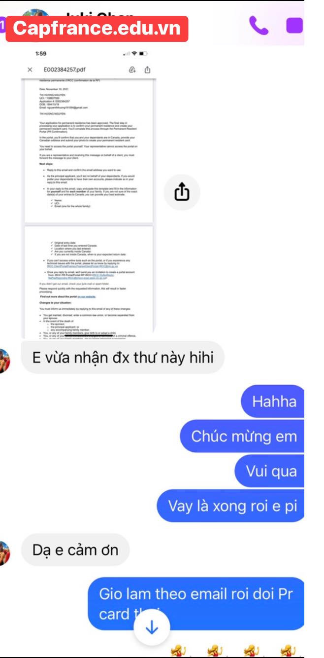 PR Canada Trong Tầm Tay Cùng CAP
