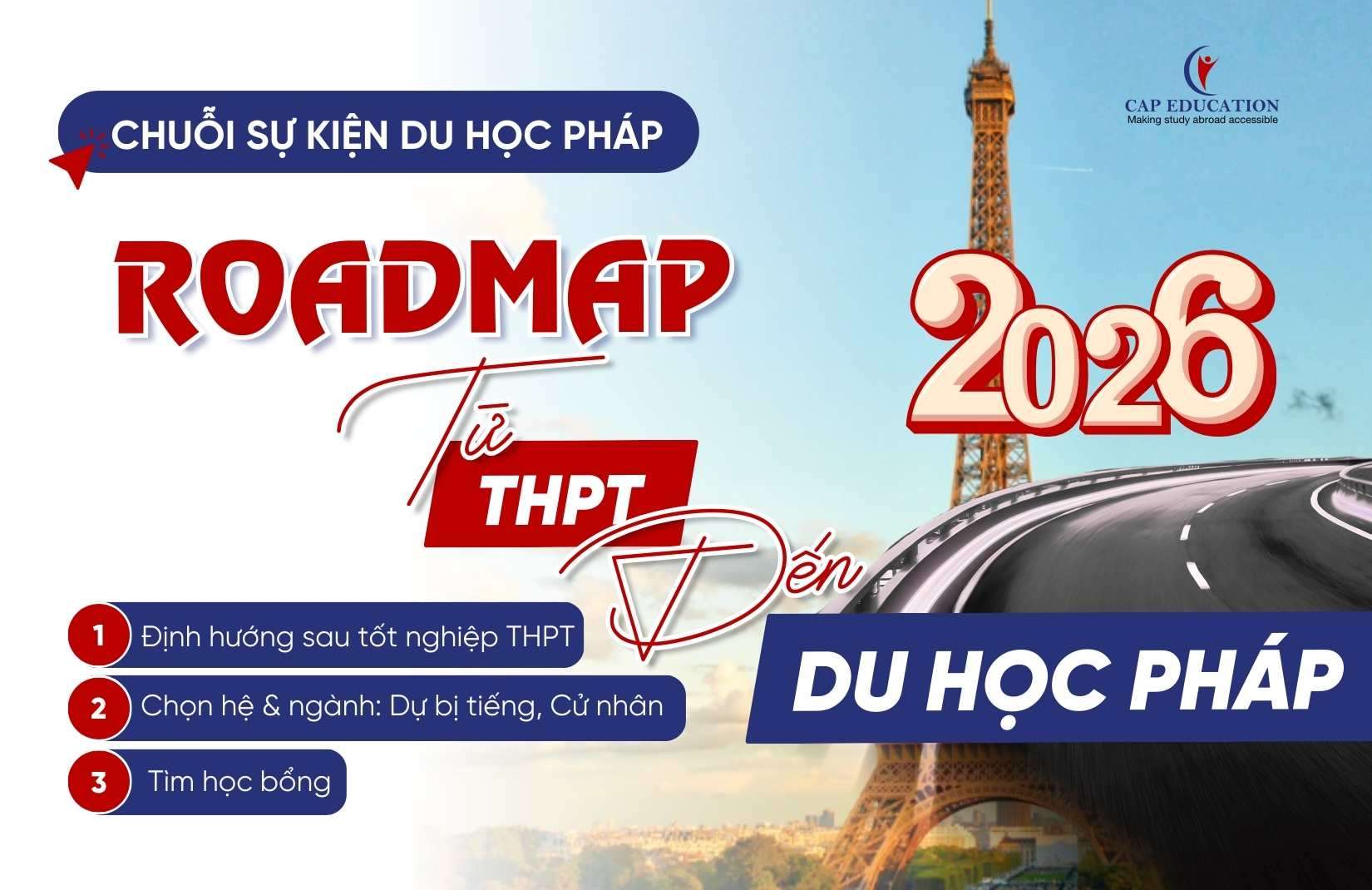 Hình ảnh Roadmap 2026 Từ THPT Đến Du Học Pháp