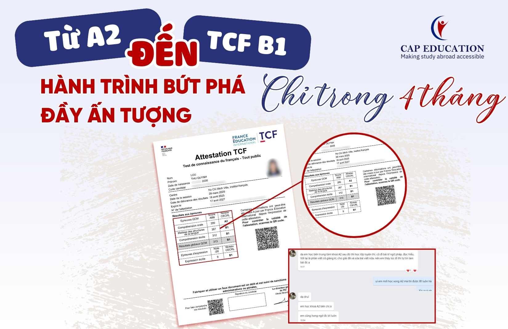 Hình ảnh minh họa Từ A2 Đến B1 Hành Trình Bứt Phá Đầy Ấn Tượng Chỉ Trong 4 Tháng