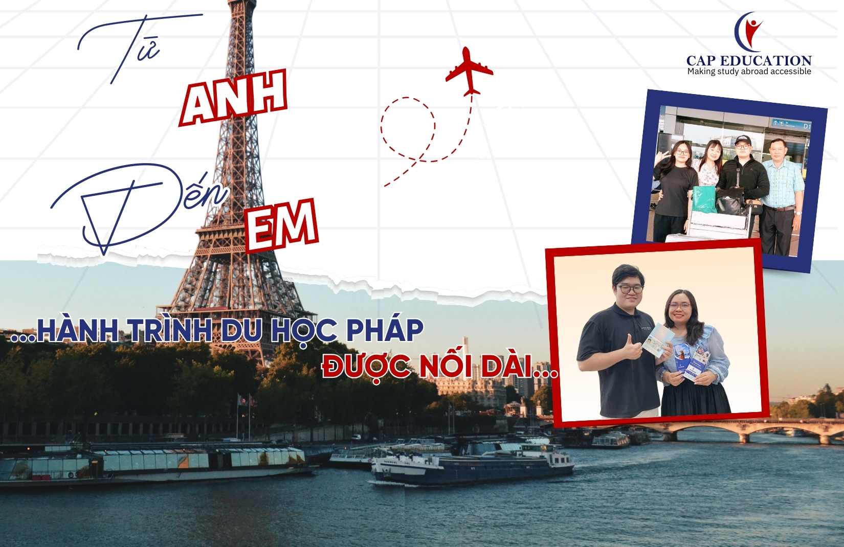 Hình ảnh minh họa Từ Anh Đến Em Hành Trình Du Học Pháp Được Nối Dài