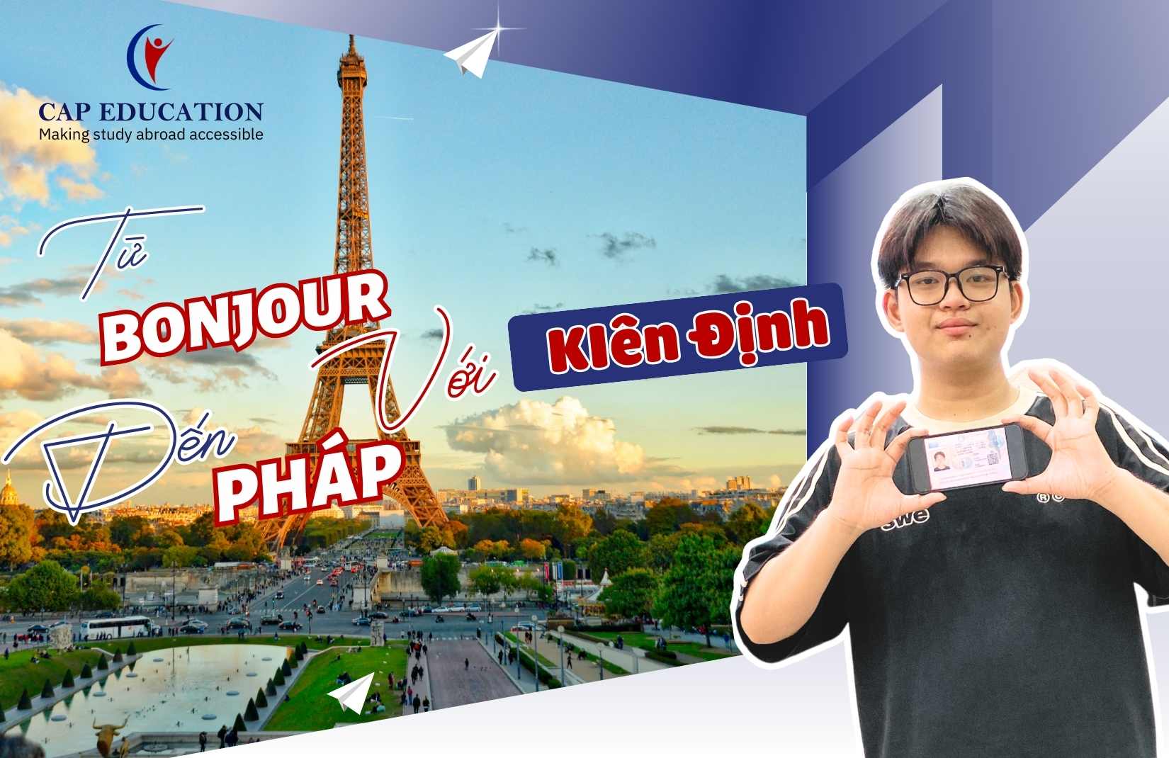 Hình ảnh minh họa Từ Bonjour Đến Pháp Với Sự Kiên Định