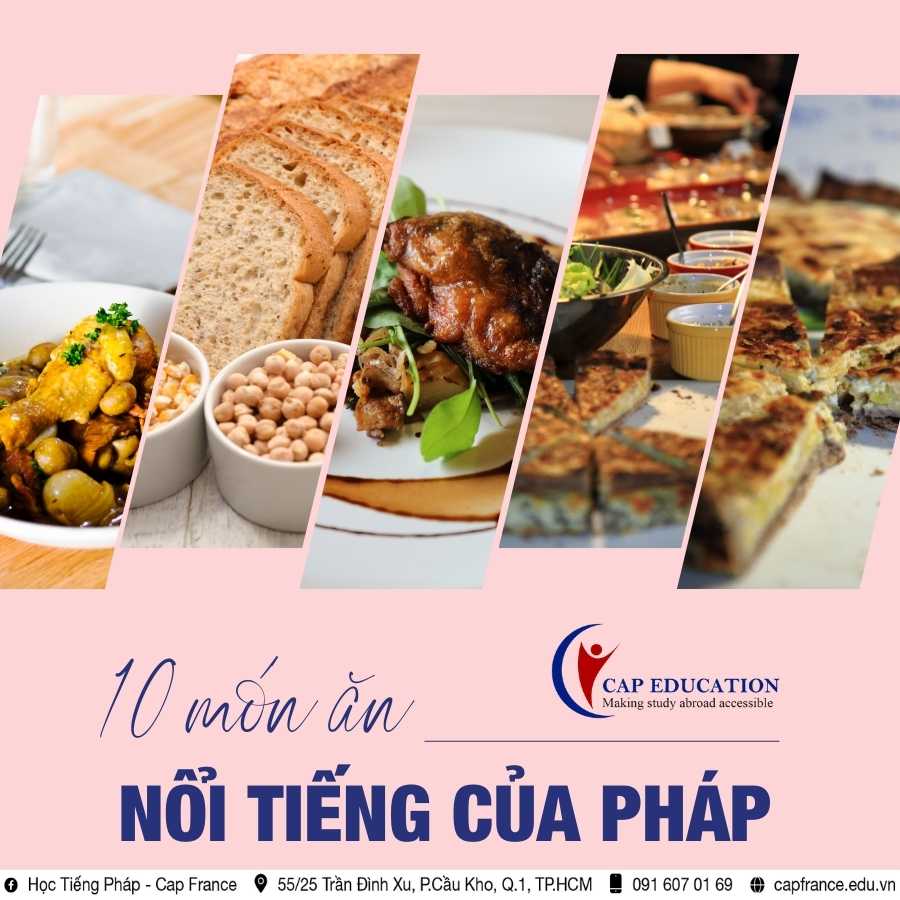 Hình ảnh minh họa 10 Món Ăn Nổi Tiếng Của Pháp