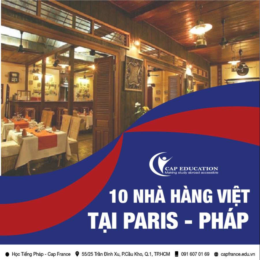 Hình ảnh minh họa 10 Nhà Hàng Việt Ở Paris Pháp