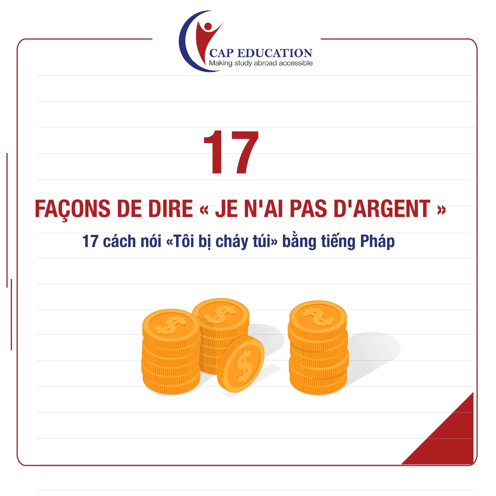 17 Cách Nói Tôi Hết Tiền Trong Tiếng Pháp