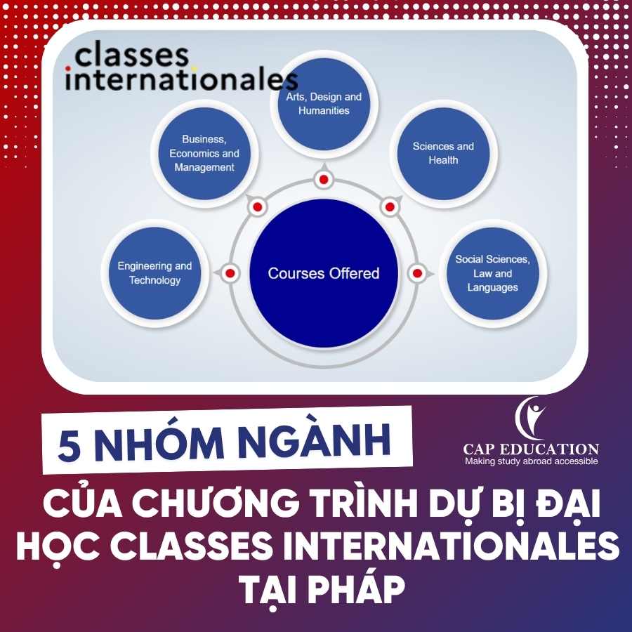 Hình ảnh minh họa 5 Nhóm Ngành Của Chương Trình Dự Bị Đại Học Classes Internationales Tại Pháp