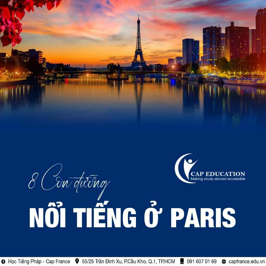 Hình ảnh minh họa 8 Con Đường Nổi Tiếng Ở Paris