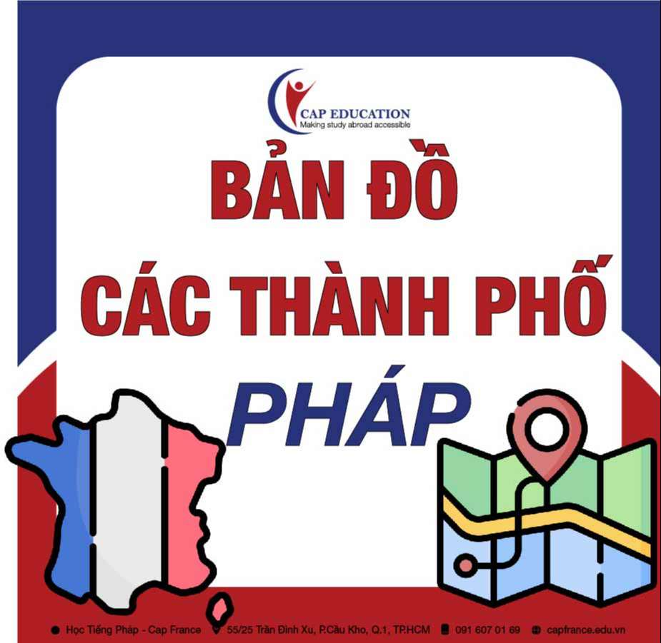 Hình ảnh minh họa Bản Đồ Các Thành Phố Của Pháp