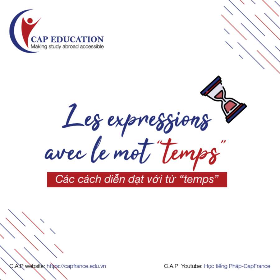 Các Cách Diễn Đạt Tiếng Pháp Với Từ Temps
