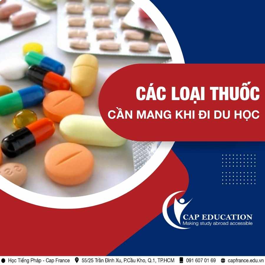 Hình ảnh minh họa Các Loại Thuốc Cần Mang Khi Đi Du Học