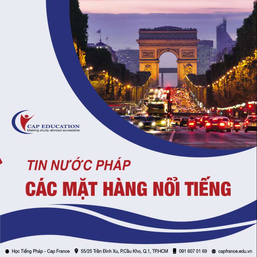 Hình ảnh minh họa Các Mặt Hàng Nổi Tiếng Của Pháp