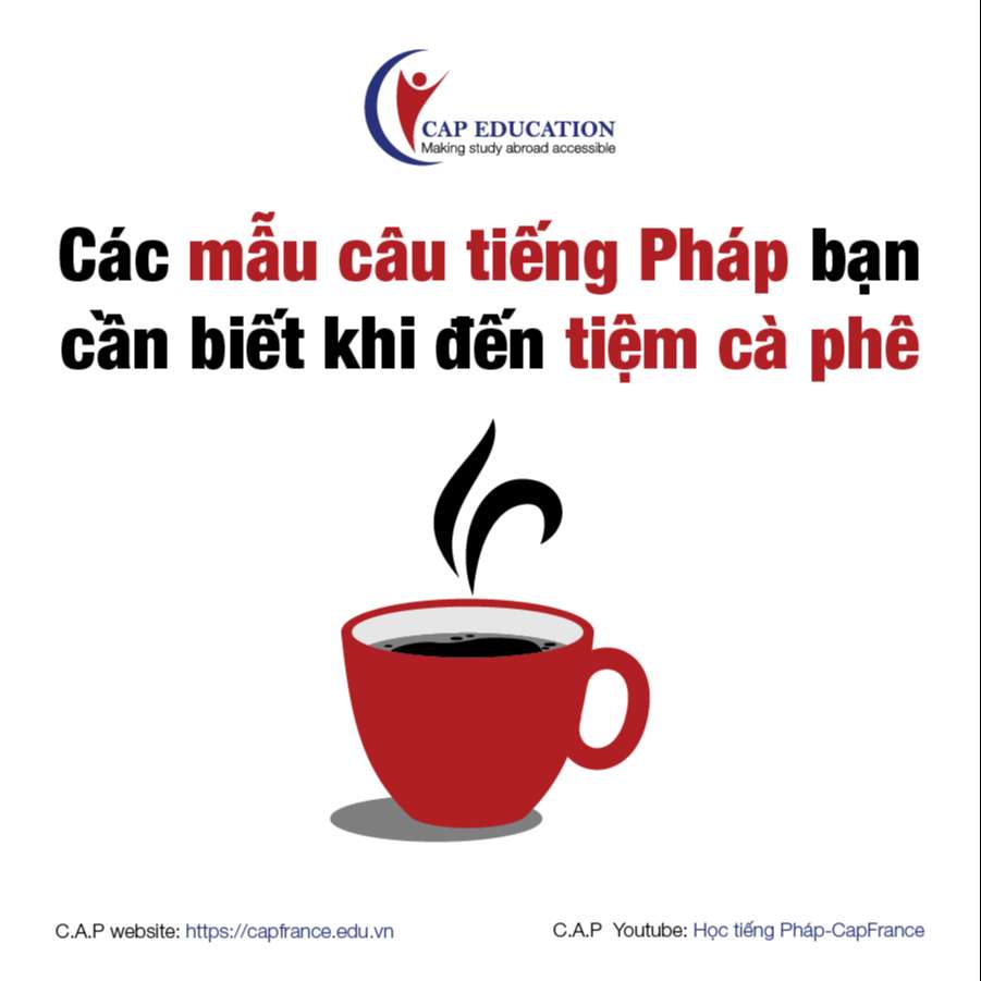 Các Mẫu Câu Tiếng Pháp Cơ Bản Khi Đến Tiệm Cà Phê