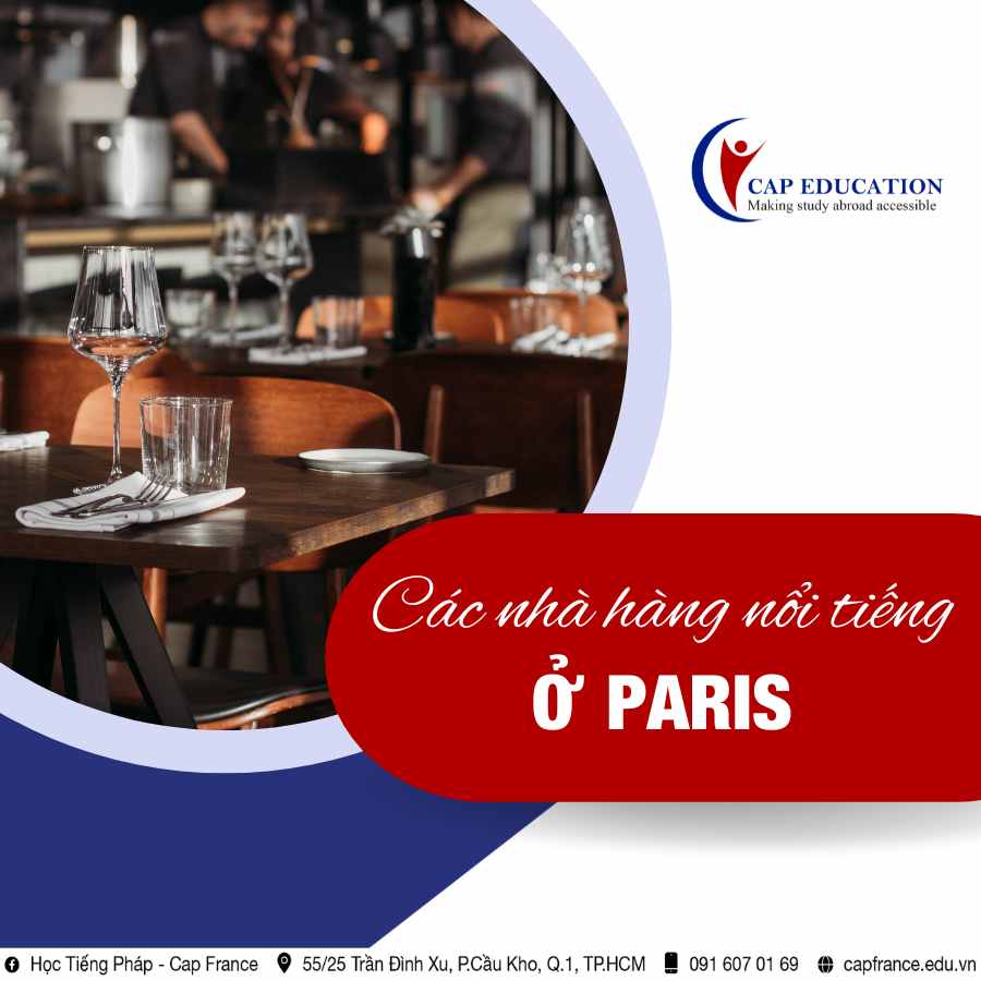 Hình ảnh minh họa Các Nhà Hàng Nổi Tiếng Ở Paris