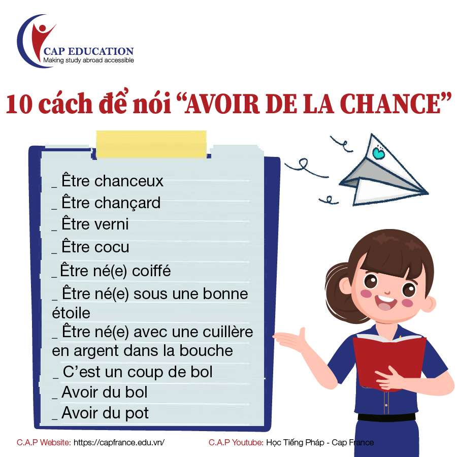 10 Cách Để Nói May Mắn Trong Tiếng Pháp