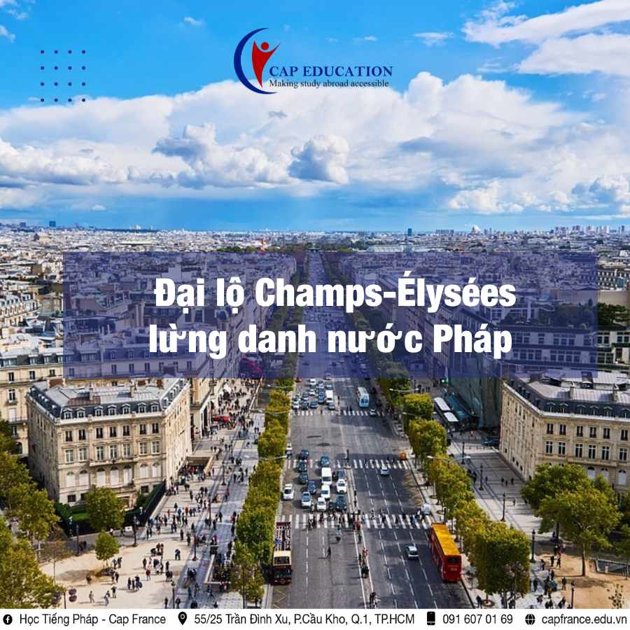 Hình ảnh minh họa Đại Lộ Champs-Élysées Lừng Danh Nước Pháp