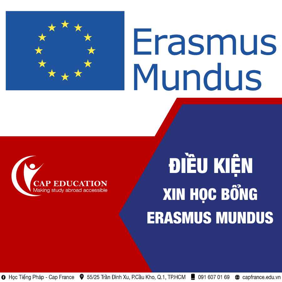 Hình ảnh minh họa Điều Kiện Xin Học Bổng Erasmus Mundus Pháp