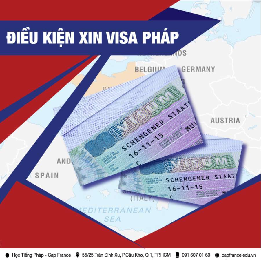 Hình ảnh minh họa Điều Kiện Xin Visa Du Lịch Pháp