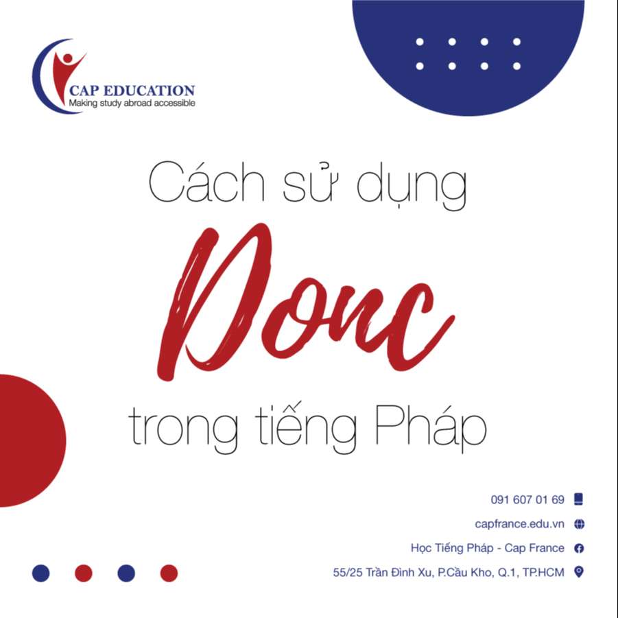 Donc Trong Tiếng Pháp