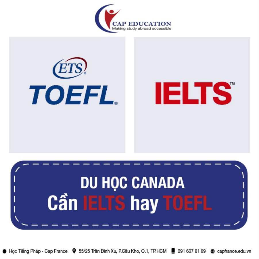 Hình ảnh minh họa Du Học Canada Cần IELTS Hay TOEFL