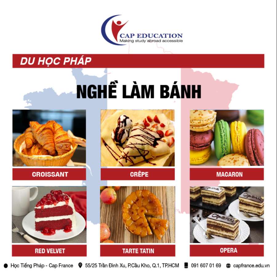 Hình ảnh minh họa Du Học Nghề Làm Bánh Tại Pháp
