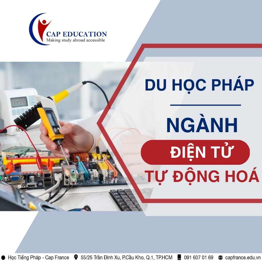 Hình ảnh minh họa Du Học Pháp Ngành Điện Tử – Tự Động Hóa
