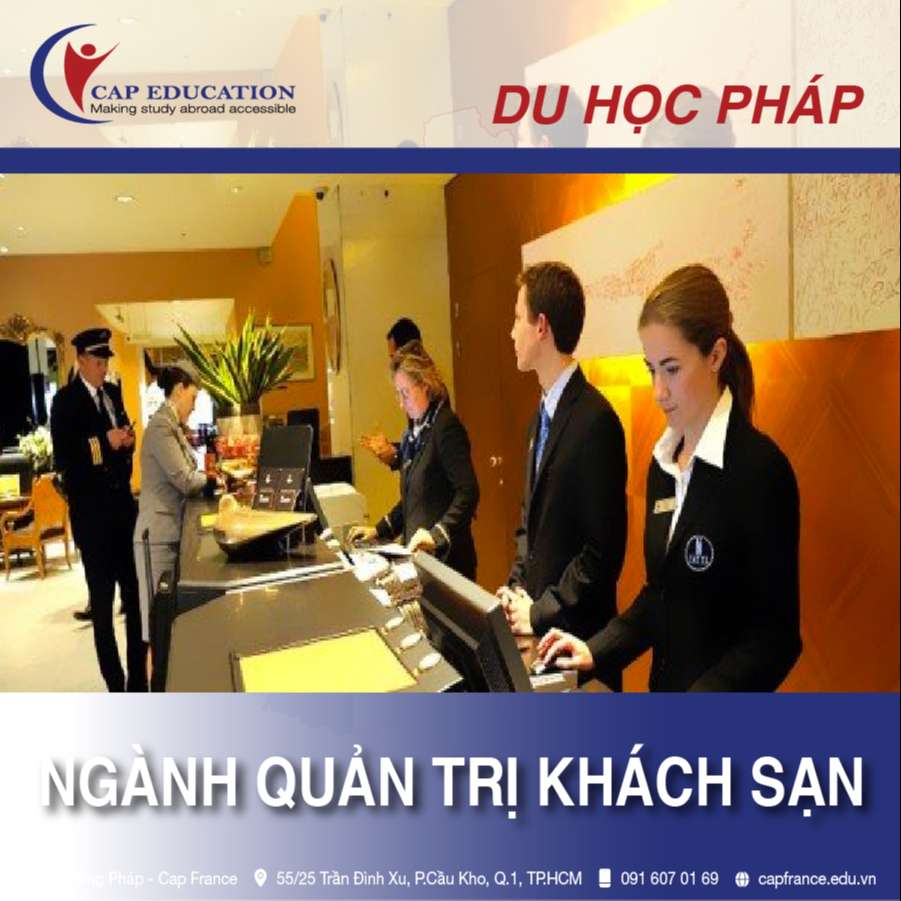 Hình ảnh minh họa Du Học Pháp Ngành Quản Trị Khách Sạn
